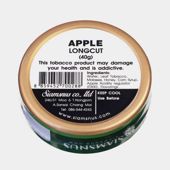 Siamsnus Longcut Apple Backside