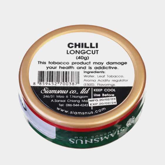 Siamsnus Longcut Chili Backside