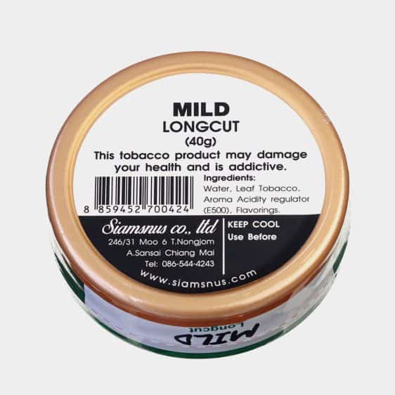 Siamsnus Longcut Mild Backside
