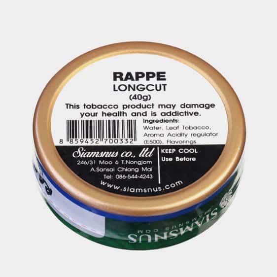 Siamsnus Longcut Rappe Backside