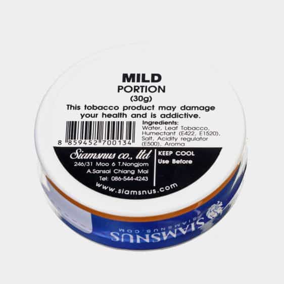 Siamsnus Mild Portion Backside