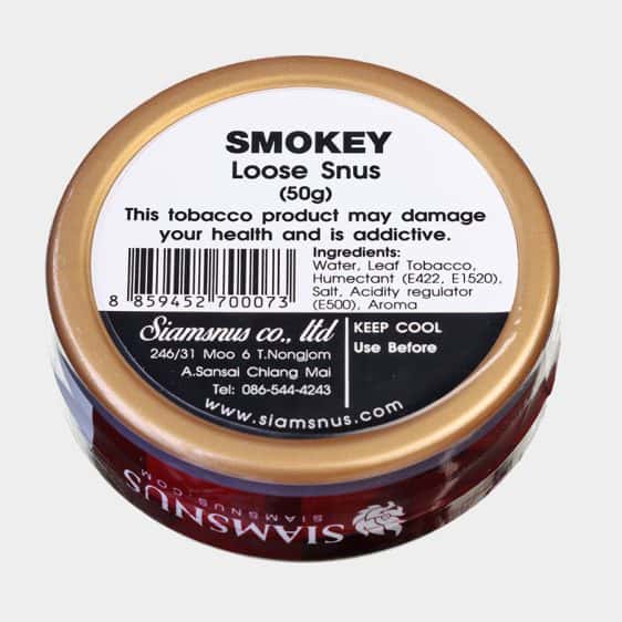 Siamsnus Smokey Snus Backside