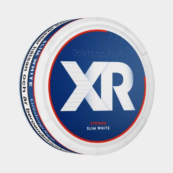 XR Göteborgs Rapé Slim White Strong Portion Titled