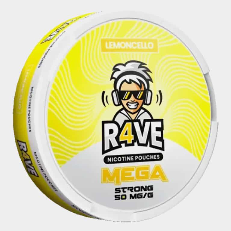 Powder Pouch Rave RAVE Nicotine Pouches | Super Strong & Good Taste - Siamsnus